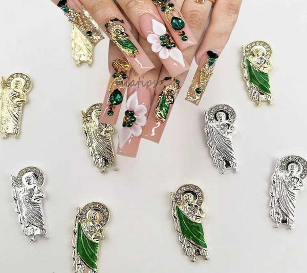 nail art decorations 10pc 3d nail charms san judas luxury metal nails art charm gold plated rhinestones crystal diy manicure decor7973487, Silver;gold
nail art decorations 10pc 3d nail charms san judas luxury metal nails art charm gold plated rhinestones crystal diy manicure decor7973487, Silver;gold