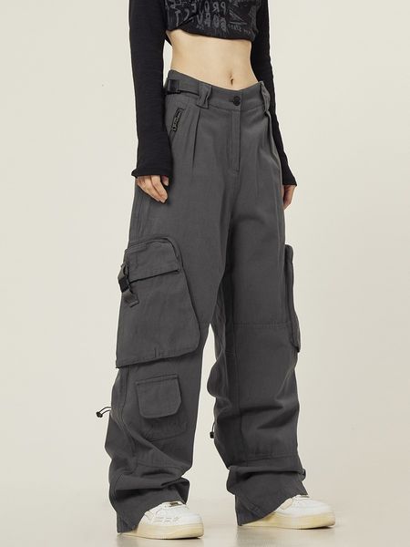 men's pants american street multi pocket functional overalls for men and women ins trendy high street minority loose wide leg casual 23, Black
men's pants american street multi pocket functional overalls for men and women ins trendy high street minority loose wide leg casual 23, Black