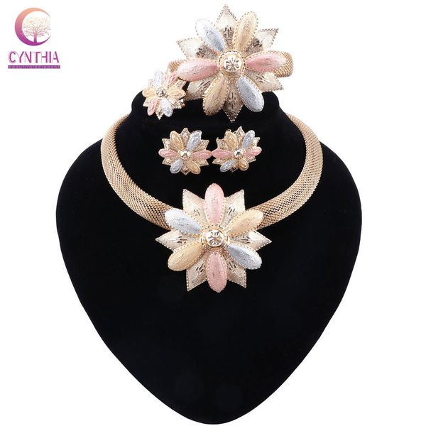 wedding jewelry sets cynthia fashion charm african bride earrings ring jewelry sets classic style wedding dubai necklace bracelet for women, Slivery;golden
wedding jewelry sets cynthia fashion charm african bride earrings ring jewelry sets classic style wedding dubai necklace bracelet for women, Slivery;golden
