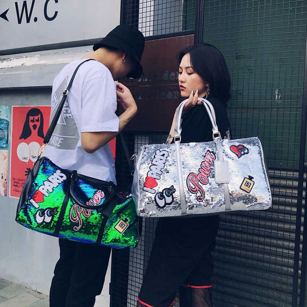 duffel bags pu waterproof travel bag fashion sequins handbag large capacity yoga fitness handbags men and women shoulder bags luggage bag j2
duffel bags pu waterproof travel bag fashion sequins handbag large capacity yoga fitness handbags men and women shoulder bags luggage bag j2