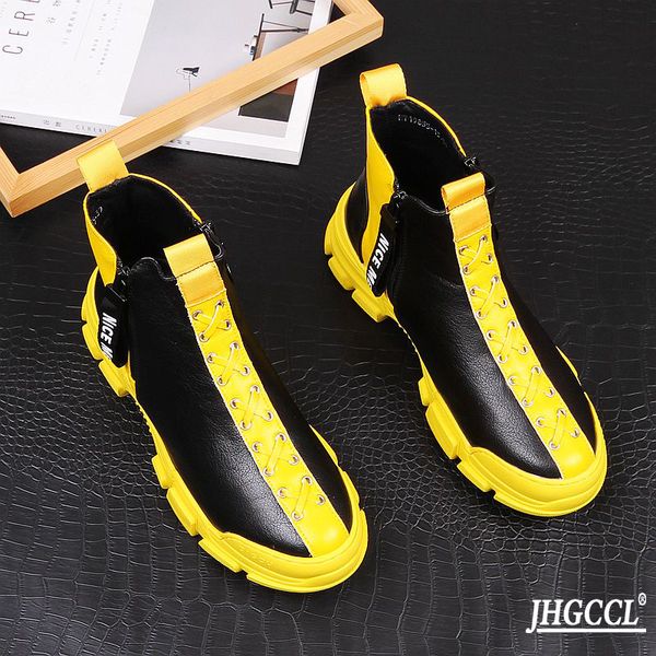 boots brand men's shoes autumn winter martin boots snow high cotton boot men youth casual ankle warm leather booties a6, Black
boots brand men's shoes autumn winter martin boots snow high cotton boot men youth casual ankle warm leather booties a6, Black
