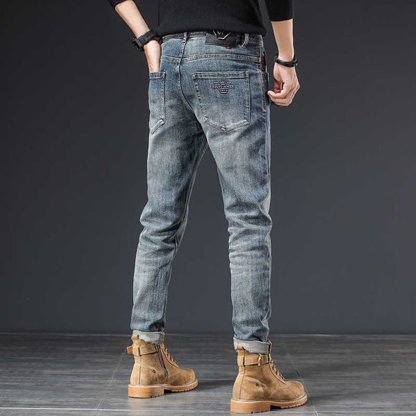 end men's high chiamania counter jeans spring slim fit small straight tube fashion, Blue
end men's high chiamania counter jeans spring slim fit small straight tube fashion, Blue