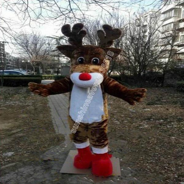 red nose elk mascot costume cartoon anime theme character carnival adults size christmas birthday party outdoor outfit suit, Red;yellow
red nose elk mascot costume cartoon anime theme character carnival adults size christmas birthday party outdoor outfit suit, Red;yellow