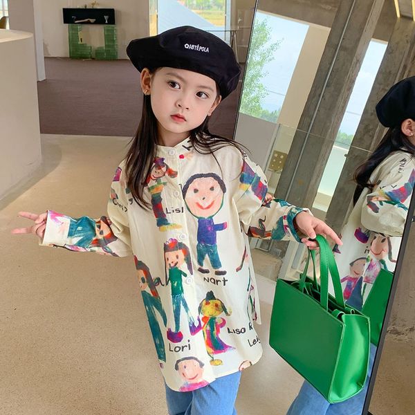 kids shirts girls cute cartoon blouse casual spring autumn fashion long 37y allmatch clothes children costumes 230327, White;black
kids shirts girls cute cartoon blouse casual spring autumn fashion long 37y allmatch clothes children costumes 230327, White;black