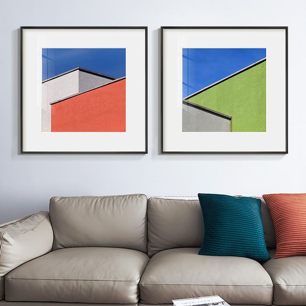 Modern Simple Architectural Photography Decorative Painting Blue Series Yellow Color Hanging Picture Bedroom
Modern Simple Architectural Photography Decorative Painting Blue Series Yellow Color Hanging Picture Bedroom