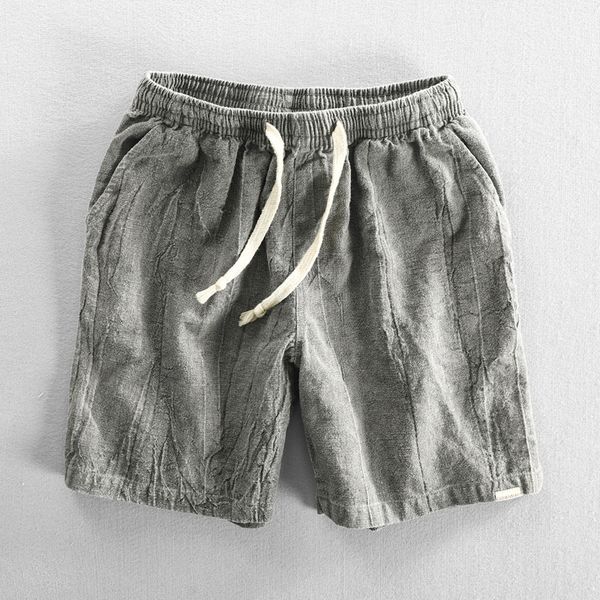 men's shorts summer men's solid color baggy beach short japanese retro cotton linen breathable joggers shorts men track wear short, White;black
men's shorts summer men's solid color baggy beach short japanese retro cotton linen breathable joggers shorts men track wear short, White;black