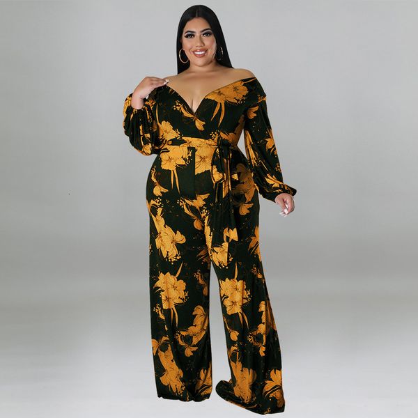 women's plus size jumpsuits rompers plus size women 5xl jumpsuit off shoulder floral print outfit fashion wide leg pant lady v neck who, Black
women's plus size jumpsuits rompers plus size women 5xl jumpsuit off shoulder floral print outfit fashion wide leg pant lady v neck who, Black
