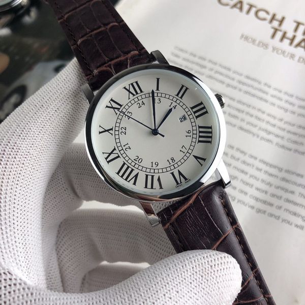 wristwatches for men 2023 new mens watches three needles roman numerals quartz watch luxury brand steel and leather belt men fashion cart eu, Slivery;brown
wristwatches for men 2023 new mens watches three needles roman numerals quartz watch luxury brand steel and leather belt men fashion cart eu, Slivery;brown