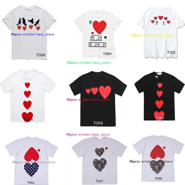 fashion mens play t shirt cdg designer hearts casual women s des badge garcons, White;black
fashion mens play t shirt cdg designer hearts casual women s des badge garcons, White;black