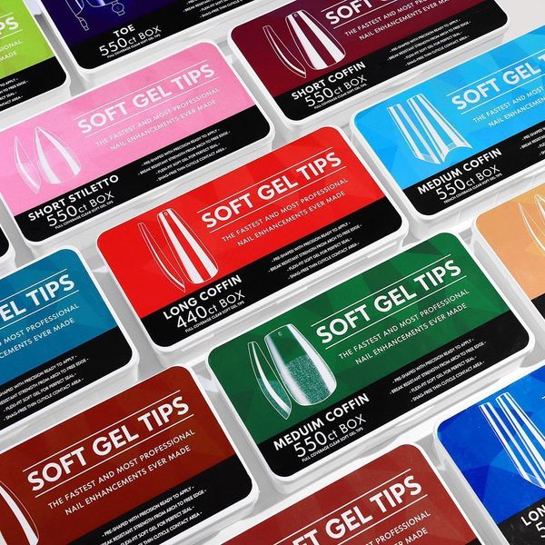 false nails 550 pcs clear medium almond soft gel full cover tips kit soak off nail extensions gelly tips false press on nails 230325, Red;gold
false nails 550 pcs clear medium almond soft gel full cover tips kit soak off nail extensions gelly tips false press on nails 230325, Red;gold