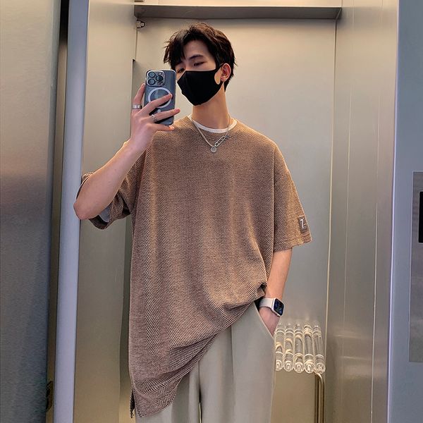 men's t-shirts solid hip hop loose mens t-shirts casual chic coffee/gray/black summer short sleeves streetwear tshirt tees oversize 3xl, White;black
men's t-shirts solid hip hop loose mens t-shirts casual chic coffee/gray/black summer short sleeves streetwear tshirt tees oversize 3xl, White;black