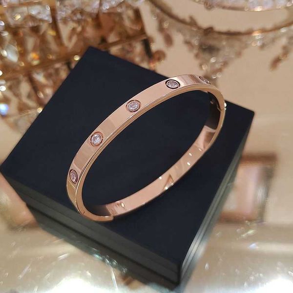 designer jewelry love bracele t titanium steel colorless rhinestone bracelet women's ins new small design rose gold mesh red oval handw, Black
designer jewelry love bracele t titanium steel colorless rhinestone bracelet women's ins new small design rose gold mesh red oval handw, Black