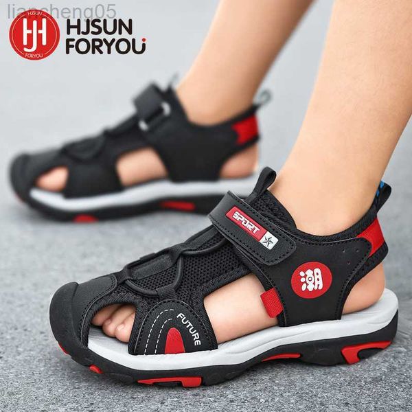 sandals new style 2023 summer beach water children sandals fashion shoes outdoor non-slip soft bottom shading leather boys comfortable w0327, Black;red
sandals new style 2023 summer beach water children sandals fashion shoes outdoor non-slip soft bottom shading leather boys comfortable w0327, Black;red