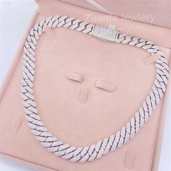 15mm two row hand setting buss down iced out vvs1 moissanite diamond men big miami hip hop jewelry cuban link, Silver
15mm two row hand setting buss down iced out vvs1 moissanite diamond men big miami hip hop jewelry cuban link, Silver
