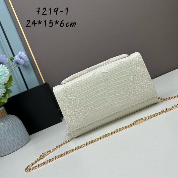 crossbody bag classic crocodile grain shoulder messenger bag gold clasp plain non fading chain flap bag purse wallet
crossbody bag classic crocodile grain shoulder messenger bag gold clasp plain non fading chain flap bag purse wallet