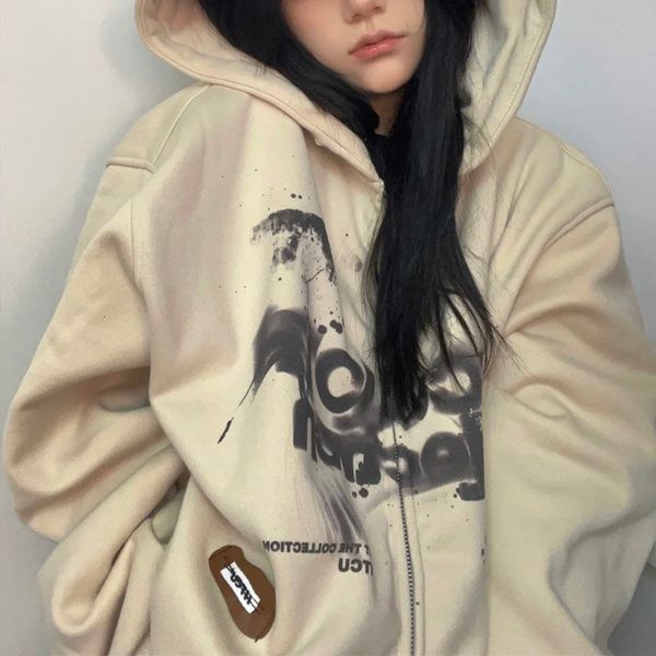 womens hoodies sweatshirts houzhou vintage zip y2k streetwear women oversized sweatshirt harajuku autumn fashion fleece grunge aesthetic kor, Black
womens hoodies sweatshirts houzhou vintage zip y2k streetwear women oversized sweatshirt harajuku autumn fashion fleece grunge aesthetic kor, Black