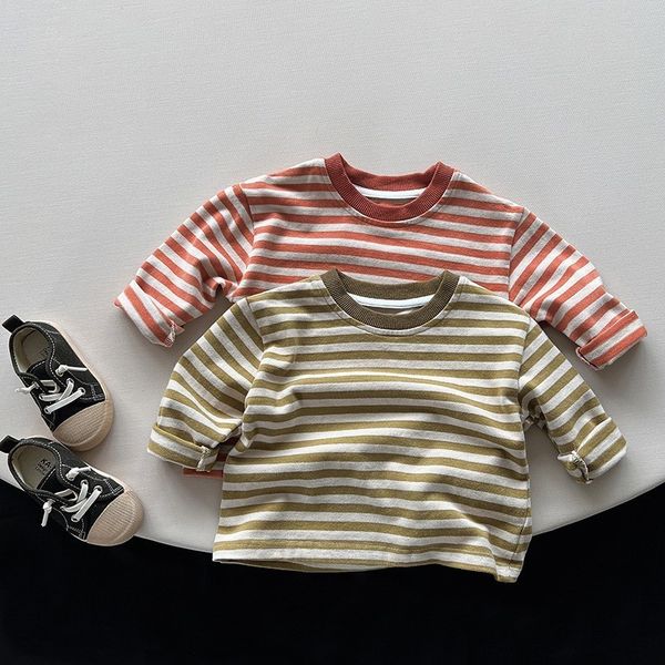 t-shirts autumn winter kid striped loose long sleeve t-shirt girl baby casual bottoming shirt children boy fashion cotton 230327, Blue
t-shirts autumn winter kid striped loose long sleeve t-shirt girl baby casual bottoming shirt children boy fashion cotton 230327, Blue