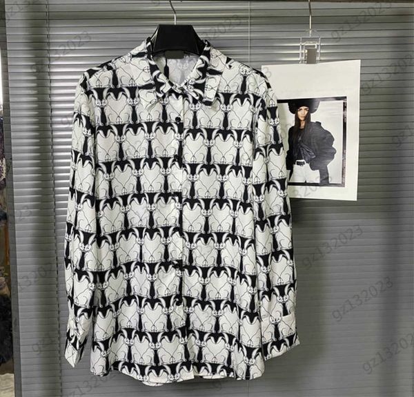 brand blouses clashing color rabbit print lapel long sleeves shirts silk fabric skin-friendly breathable loose version joker blouses shirts, White
brand blouses clashing color rabbit print lapel long sleeves shirts silk fabric skin-friendly breathable loose version joker blouses shirts, White