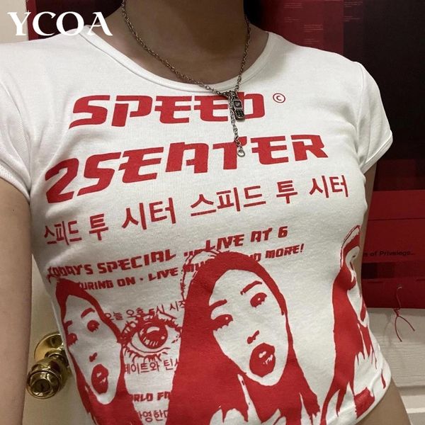 women s t shirt women crop short sleeve tees harajuku pulovers graphic aesthetic vintage streetwear korean fashion 2000s y2k clothes 230327, White
women s t shirt women crop short sleeve tees harajuku pulovers graphic aesthetic vintage streetwear korean fashion 2000s y2k clothes 230327, White