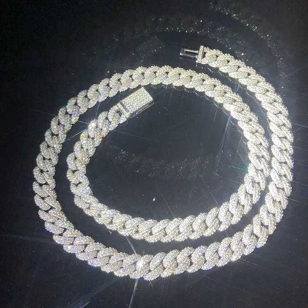 wholesale custom 925 solid silver iced out 9mm wide set 5a cz diamond necklace cuban link chain
wholesale custom 925 solid silver iced out 9mm wide set 5a cz diamond necklace cuban link chain