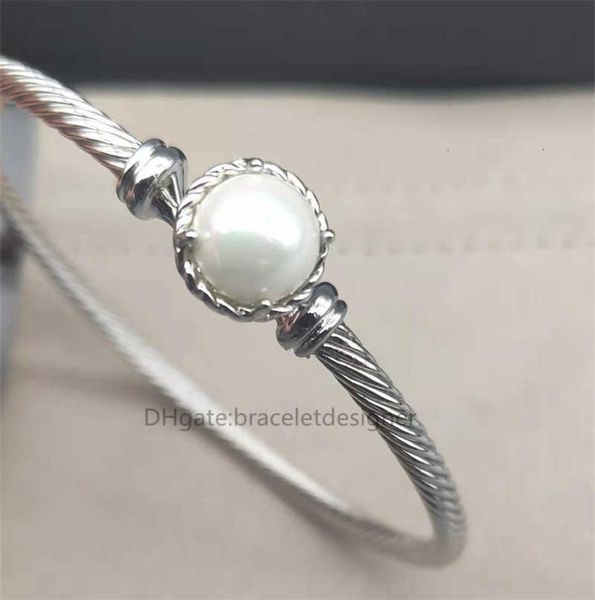 dy love bangle designer bracelets 18k gold cable series ins personality copper prong setting simple white women inlaid bracelet si1760104, Black
dy love bangle designer bracelets 18k gold cable series ins personality copper prong setting simple white women inlaid bracelet si1760104, Black