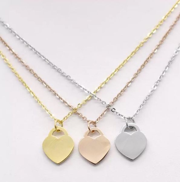wholesale stainless steel heart-shaped necklace short female jewelry 18k gold titanium peach heart necklace pendant for woman, Silver
wholesale stainless steel heart-shaped necklace short female jewelry 18k gold titanium peach heart necklace pendant for woman, Silver
