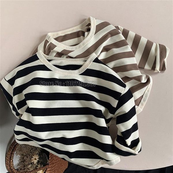 t-shirts spring autumn children casual t shirt loose kids striped cotton tee boys girls long sleeve baby clothes 230327, Blue
t-shirts spring autumn children casual t shirt loose kids striped cotton tee boys girls long sleeve baby clothes 230327, Blue