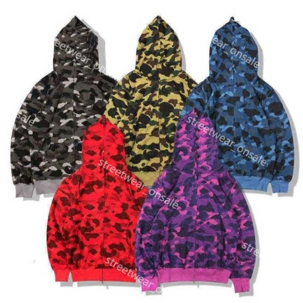 ape designer jacket shark full zip hoodies mens womens casual sweatshirts stylist cartoon sharks printing hoodie camouflage streetwear b033, Black
ape designer jacket shark full zip hoodies mens womens casual sweatshirts stylist cartoon sharks printing hoodie camouflage streetwear b033, Black