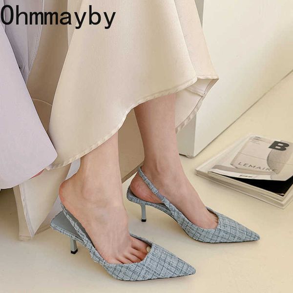 2023 new pointed toe high heels pumps sandals women slip on slingback party dress stiletto mule femme shoes 230327, Black
2023 new pointed toe high heels pumps sandals women slip on slingback party dress stiletto mule femme shoes 230327, Black