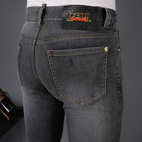 jeans dark casual grey men's summer thin slim legged pants high-end fashion brand, Blue
jeans dark casual grey men's summer thin slim legged pants high-end fashion brand, Blue