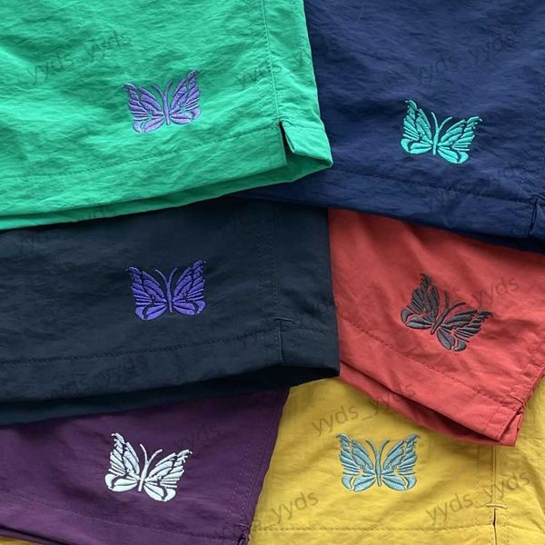 men's shorts aw needles butterfly embroidery co branded couple loose straight beach casual shorts t230327, White;black
men's shorts aw needles butterfly embroidery co branded couple loose straight beach casual shorts t230327, White;black