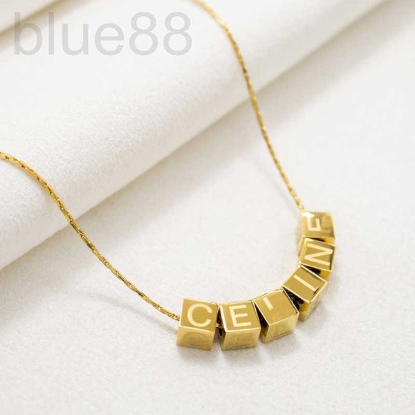 strands, strings designer small square necklace plated with 18k real gold steel, non-fading, light luxury, advanced design style clavicle ch, Black
strands, strings designer small square necklace plated with 18k real gold steel, non-fading, light luxury, advanced design style clavicle ch, Black