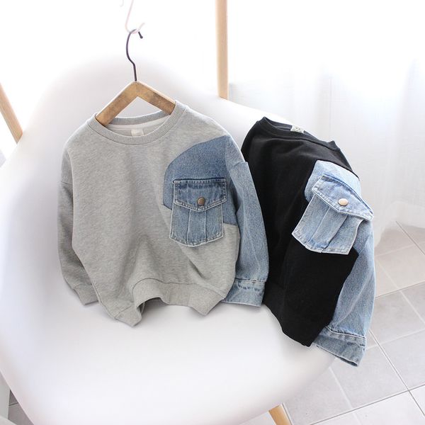 t-shirts autumn kids long sleeve sweatshirts toddler baby boys girls colorblock denim sweatshirt boys cotton sportswear clothing 230327, Blue
t-shirts autumn kids long sleeve sweatshirts toddler baby boys girls colorblock denim sweatshirt boys cotton sportswear clothing 230327, Blue