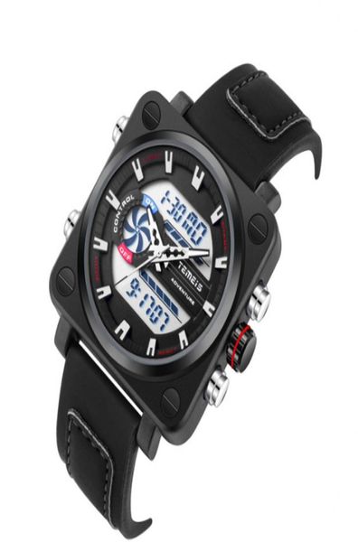 temeis square multifunctional electronic mens watches high hardness minerals tempered glass led watch satch timing fine steel 7730500, Slivery;brown
temeis square multifunctional electronic mens watches high hardness minerals tempered glass led watch satch timing fine steel 7730500, Slivery;brown