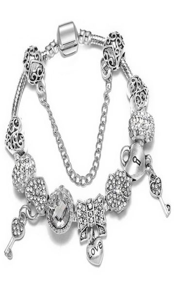 fashion 925 sterling silver love bowknot heart locker key murano lampwork glass european charm beads crystal dangle fits pandora6629691, Golden;silver
fashion 925 sterling silver love bowknot heart locker key murano lampwork glass european charm beads crystal dangle fits pandora6629691, Golden;silver