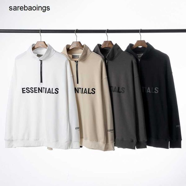 fos arder shirt fear god fos double thread essen half zip mock neck sweater loose coat couple, Black
fos arder shirt fear god fos double thread essen half zip mock neck sweater loose coat couple, Black