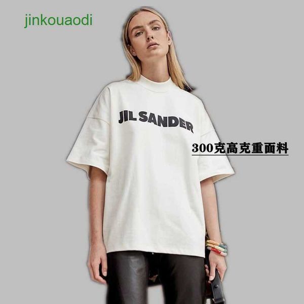 jill sanders letter print 23ss short sleeve t shirt high street fashion loose summer casual crew neck tee, White
jill sanders letter print 23ss short sleeve t shirt high street fashion loose summer casual crew neck tee, White