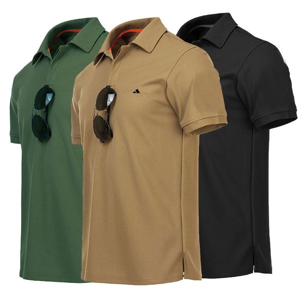 men's t-shirt designer brand polo short sleeve solid color cotton casual business, White;black
men's t-shirt designer brand polo short sleeve solid color cotton casual business, White;black