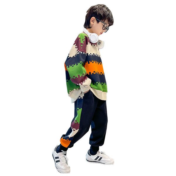 clothing sets luxury boys sport fashion print sweatshirt pants two pieces cotton 2pc outfits for children 230327, White
clothing sets luxury boys sport fashion print sweatshirt pants two pieces cotton 2pc outfits for children 230327, White