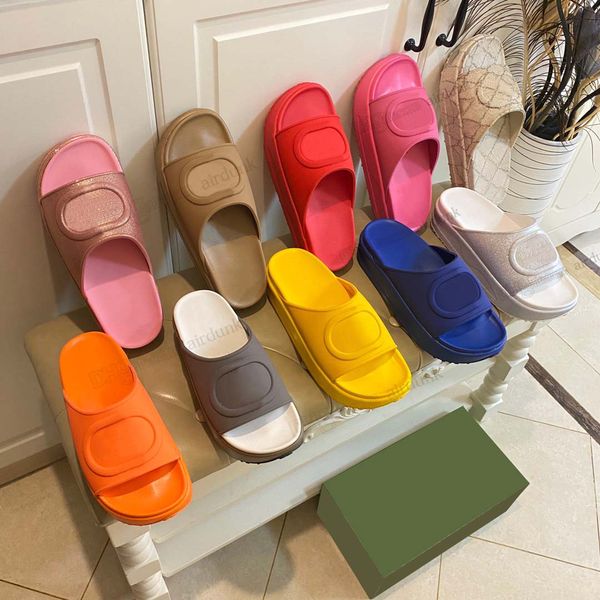 macaron thick bottom sandals slippers slide brand designers women ladies hollow platform non-slip soft fashion g house women wear beach flip, Black
macaron thick bottom sandals slippers slide brand designers women ladies hollow platform non-slip soft fashion g house women wear beach flip, Black