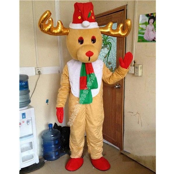 red hat reindeer mascot costume cartoon anime theme character carnival adults size christmas birthday party outdoor outfit suit, Red;yellow
red hat reindeer mascot costume cartoon anime theme character carnival adults size christmas birthday party outdoor outfit suit, Red;yellow