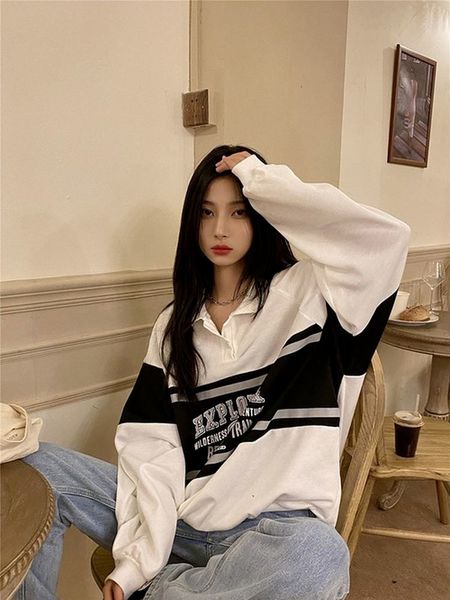 womens hoodies sweatshirts houzhou vintage pullover streetwear oversized autumn korean fashion long sleeve casual 230327, Black
womens hoodies sweatshirts houzhou vintage pullover streetwear oversized autumn korean fashion long sleeve casual 230327, Black