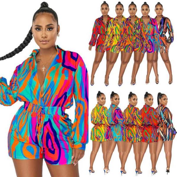 designer 2023 women clothing casual jumpsuits high waist onesies fashion printing shirt collar rompers 5 colours, Black;white
designer 2023 women clothing casual jumpsuits high waist onesies fashion printing shirt collar rompers 5 colours, Black;white