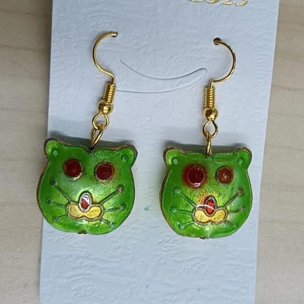 vintage cloisonne cute cat charms earrings jewelry wholesale women girls accessories traditional handcraft enamel animal earrings gifts 10 p, Golden
vintage cloisonne cute cat charms earrings jewelry wholesale women girls accessories traditional handcraft enamel animal earrings gifts 10 p, Golden