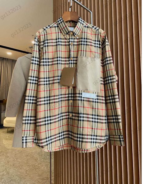 check blouses classic color matching leather pocket lapel shirts curved hem design long sleeves casual blouses women 1970, White
check blouses classic color matching leather pocket lapel shirts curved hem design long sleeves casual blouses women 1970, White