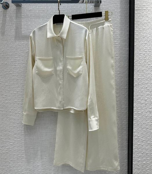 spring summer ladies two-piece pants szfp27168 luxury designer shirt and trousers sets long sleeve two piece set casual fashion leisure str, White
spring summer ladies two-piece pants szfp27168 luxury designer shirt and trousers sets long sleeve two piece set casual fashion leisure str, White