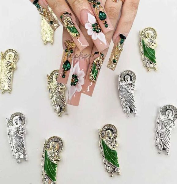 nail art decorations 10pc 3d nail charms san judas luxury metal nails art charm gold plated rhinestones crystal diy manicure decor8678861, Silver;gold
nail art decorations 10pc 3d nail charms san judas luxury metal nails art charm gold plated rhinestones crystal diy manicure decor8678861, Silver;gold