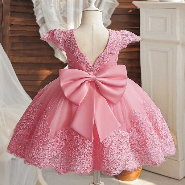 girl's dresses baby girls party dress backless elegant lace birthday vestidos bow wedding toddler kids princess dress for 1-5 y baby�, Red;yellow
girl's dresses baby girls party dress backless elegant lace birthday vestidos bow wedding toddler kids princess dress for 1-5 y baby�, Red;yellow
