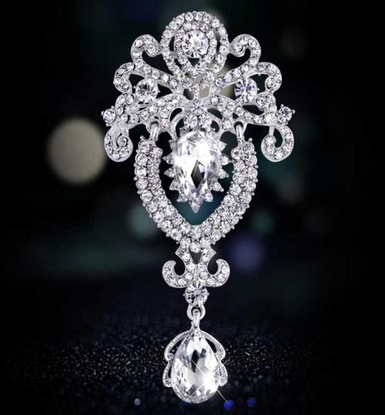 high qulaity luxury crystal crown brooches pins for women wedding party broach big drop rhinstone broche european united states fa9561070, Gray
high qulaity luxury crystal crown brooches pins for women wedding party broach big drop rhinstone broche european united states fa9561070, Gray