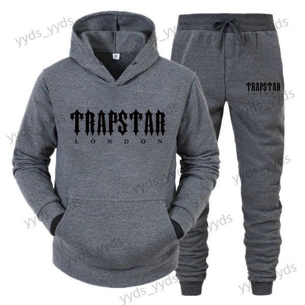 men's tracksuits selling trapstar men's and women's sweater set autumn/winter brushed fleece hoodie pants 2 piece sportswear, Gray
men's tracksuits selling trapstar men's and women's sweater set autumn/winter brushed fleece hoodie pants 2 piece sportswear, Gray